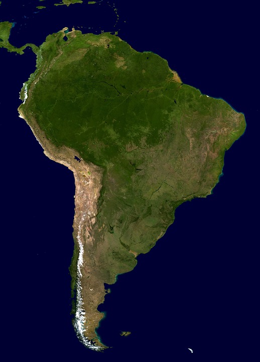 Южная Америка - карта