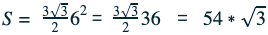 S= 33262= 33236 = 54*3 