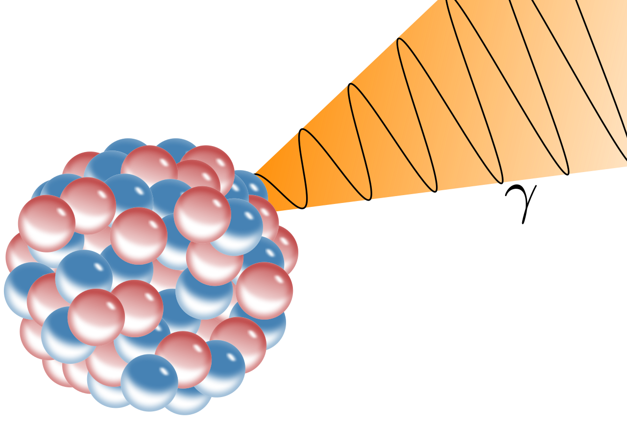Гамма лучи рисунок