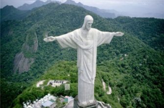 Статуя Христа Спасителя в Рио-де-Жанейро (Бразилия)