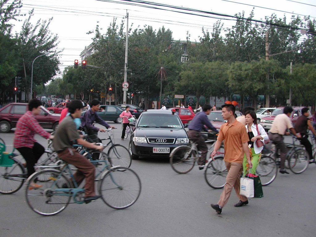 двухколёсный велосипед в Пекине