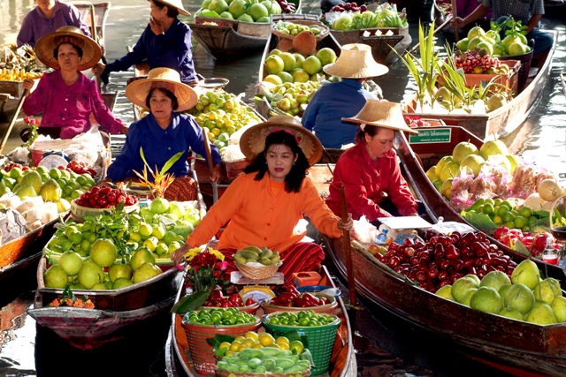 Торговцы фруктами, Таиланд