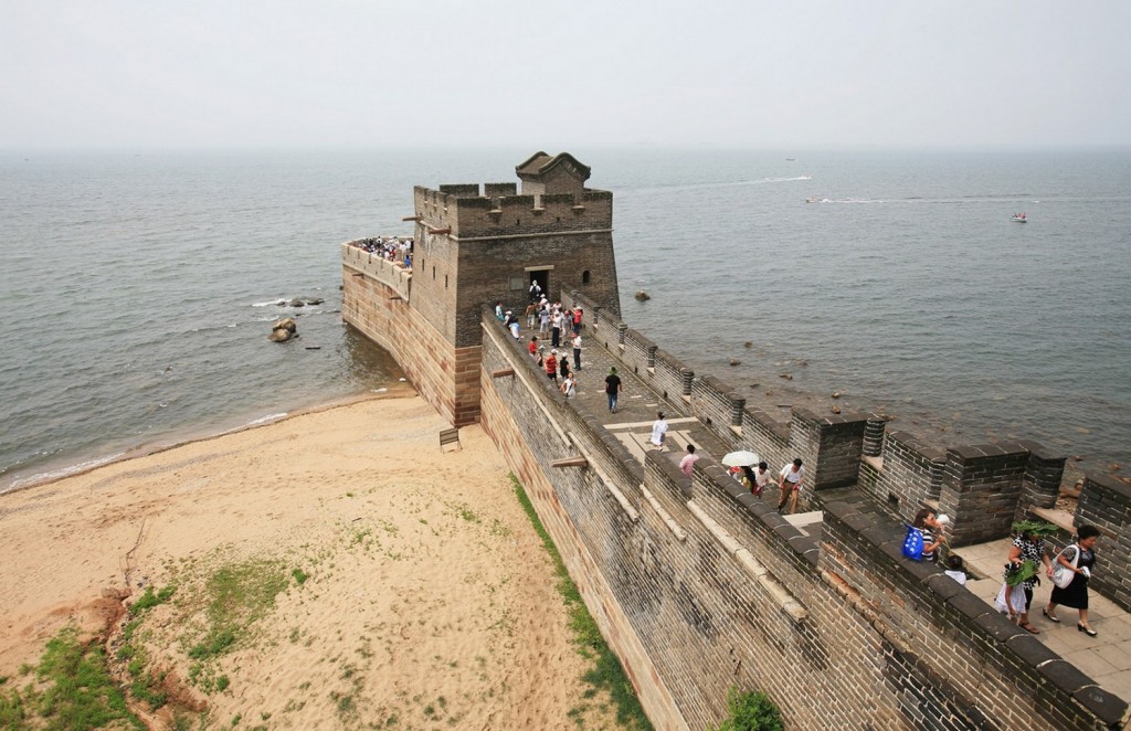 Великая Китайская стена выход к морю