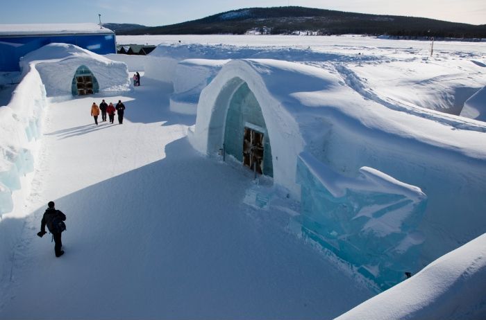 Кристальный отель изо льда: «Icehotel»