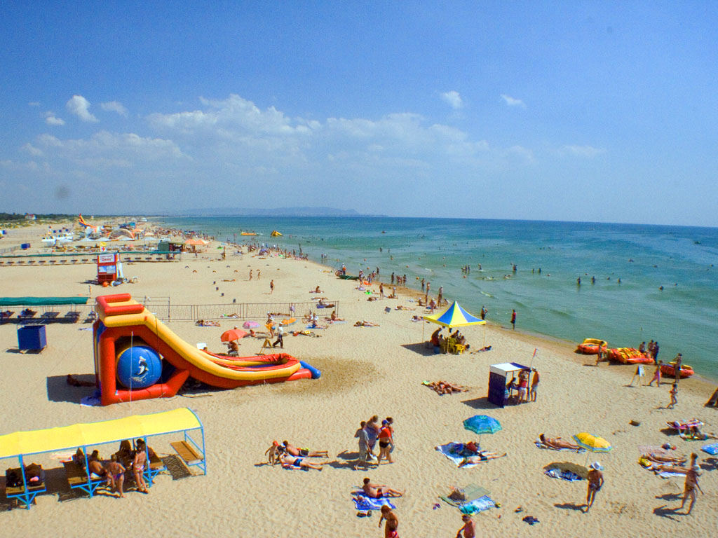 Песчанный пляж Анапы