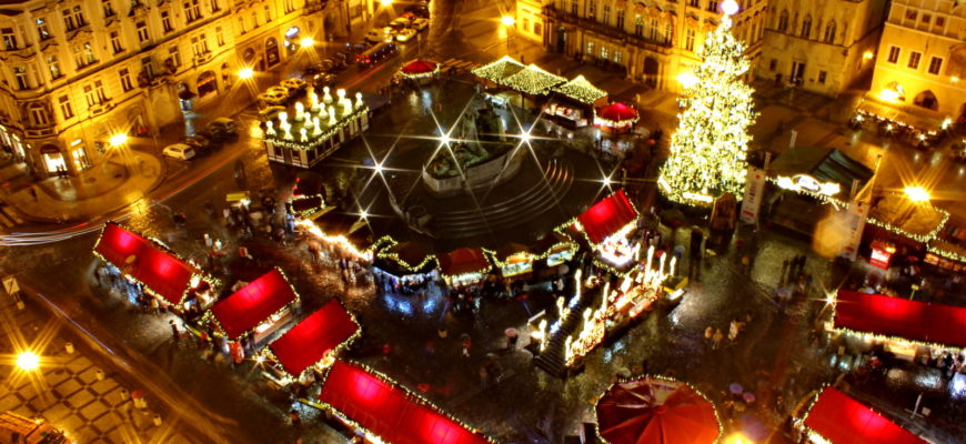 Christmas at Old Town Square, Prague, Czech Republic