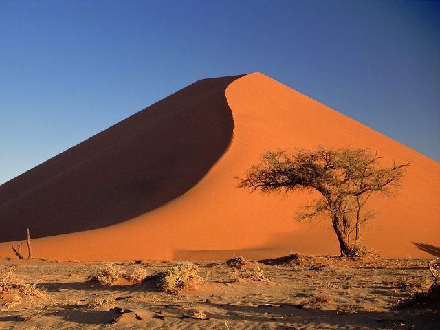 Высокие дюны пустыни Намиб