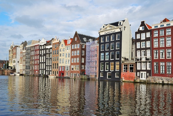 Красивые дома в амстердаме