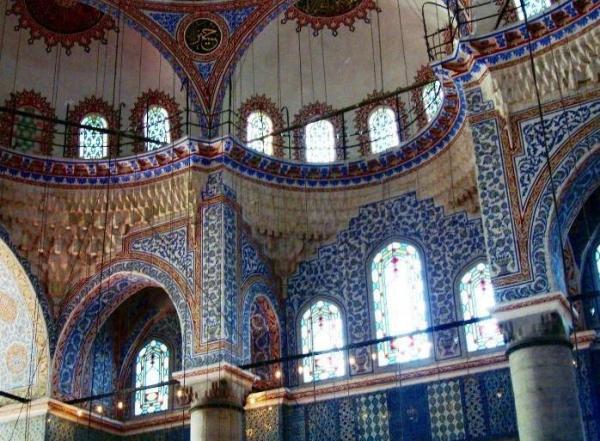 Стены Голубой мечети