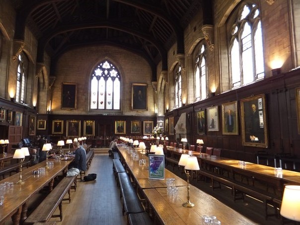 Залы Оксфордского университета