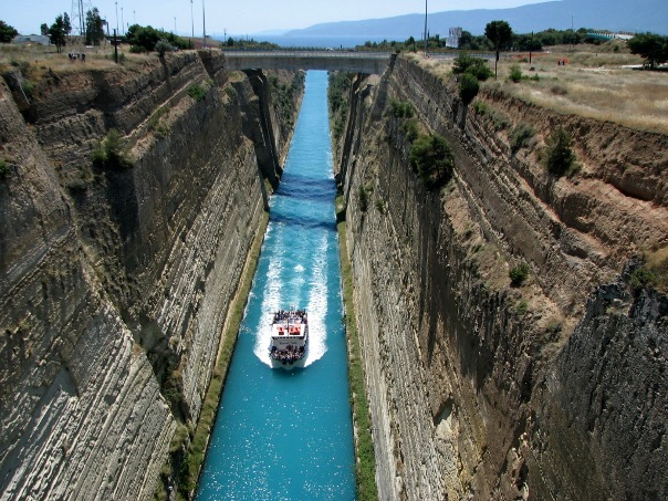 Коринфский канал, Греция