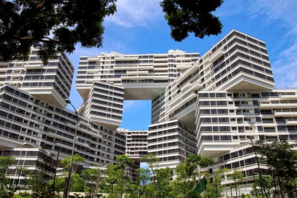 Жилой квартал Interlace в Сингапуре