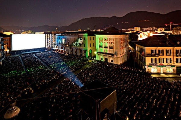 Открытый кинотеатр в Локарно, Швейцария