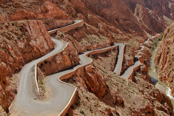 Дорога Dadès Gorges, Марокко