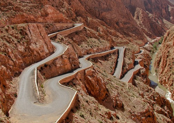 Дорога Dadès Gorges, Марокко