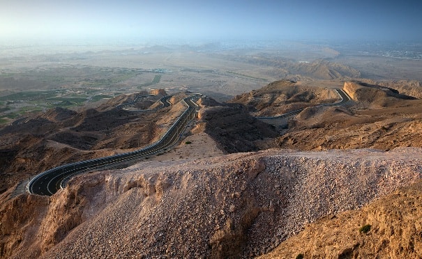 Дорога Джебель Хафит, ОАЭ