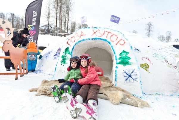 Детский лыжный клуб «Егорка» на Роза Хутор