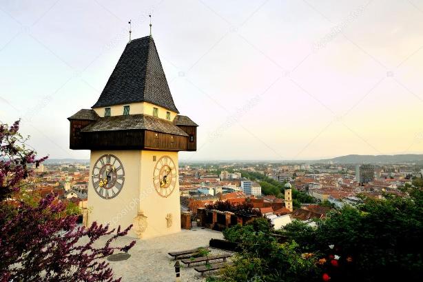 красивые города австрии - Часовая башня