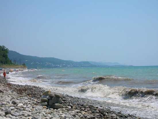 Пляж в Аше