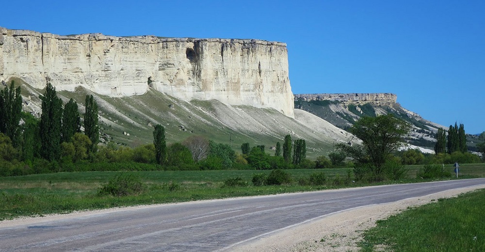 Белая скала в крыму как добраться на машине карта