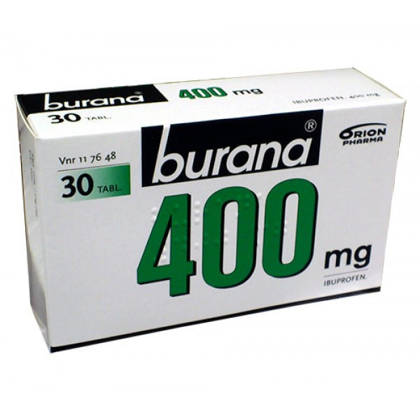 Таблетки Бурана 400 мг из Финляндии: для чего нужны, инструкция по применению