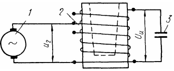 Схема электрической цепи индукционных тигельных печей