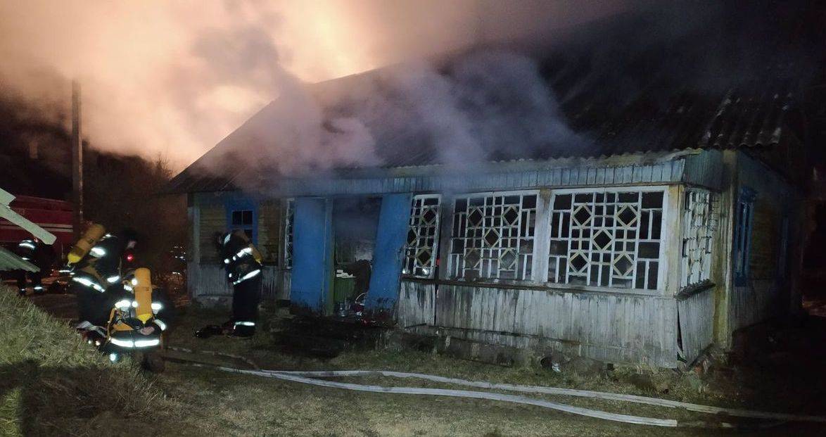 В Ошмянском районе сгорел сельчанин