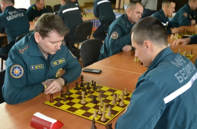 Брестское ОУМЧС провело чемпионат по шахматам
