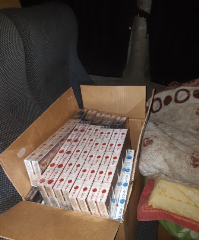 В Калинковичском районе сотрудники Госавтоинспекции пресекли незаконную перевозку сигарет