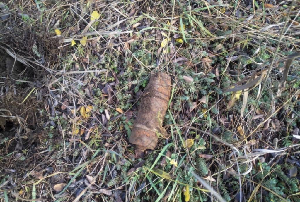 На Гродненщине дачник в огороде выкопал снаряд