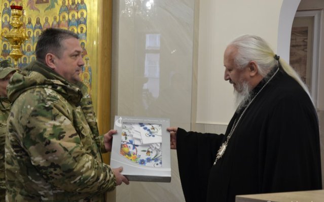 Встреча архиепископа Гомельского и Жлобинского Стефана с представителями ИК №4