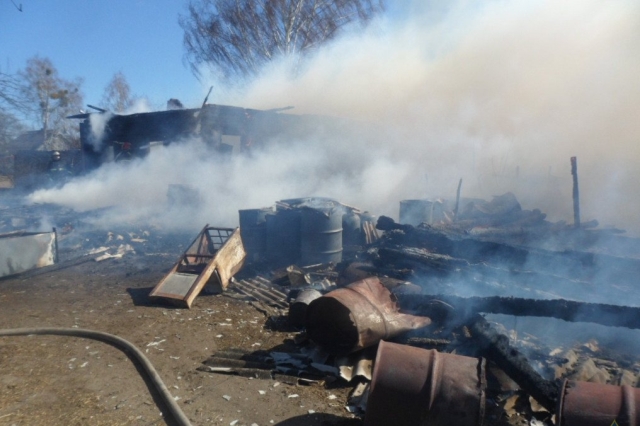 Пожар в Жлобинском районе: пострадал пенсионер