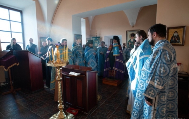 Божественная литургия прошла в Юровичском монастыре