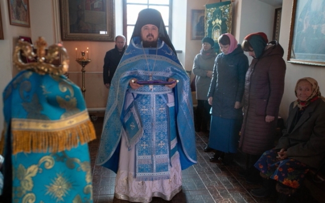 Божественная литургия прошла в Юровичском монастыре