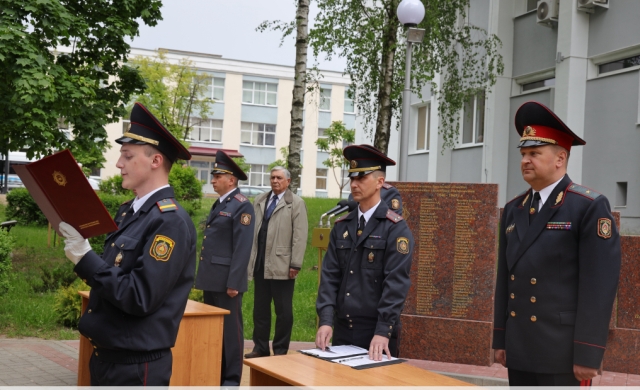 Торжественный ритуал принесения Присяги молодыми милиционерами состоялся в Бресте