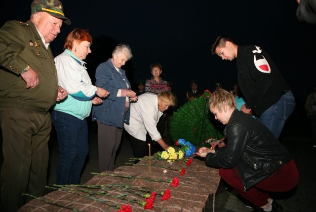 В Светлогорске почтили память жертв Великой Отечественной войны