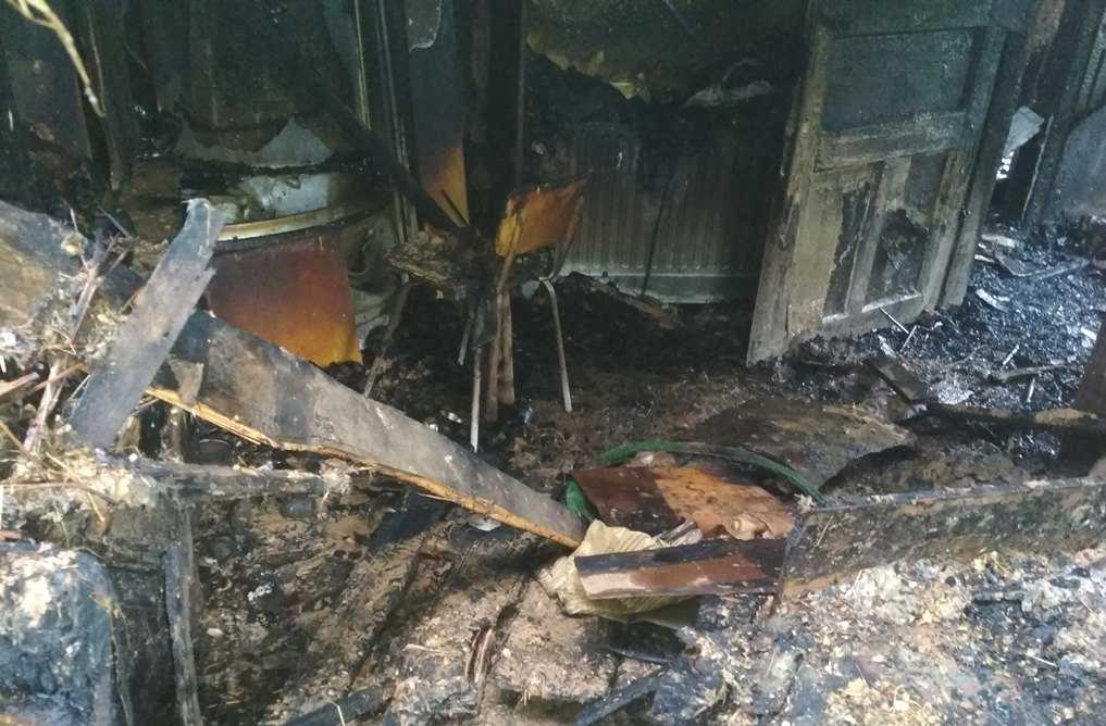 В Молодечненском районе сгорела дача пенсионера