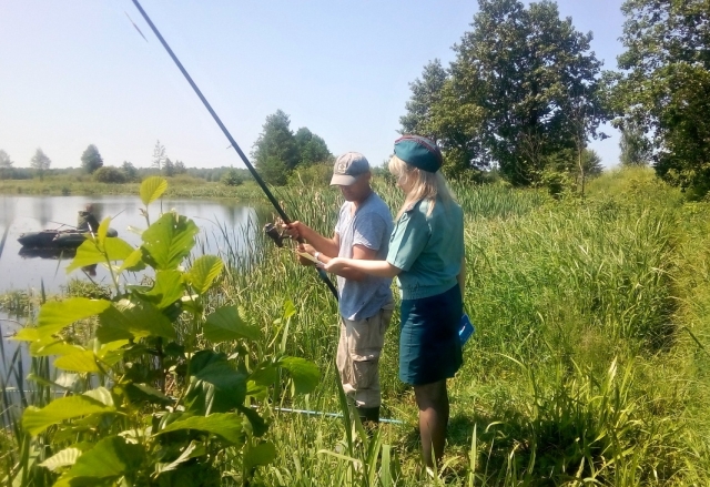 Разъяснительная работа с рыбаками в Ляховичском районе