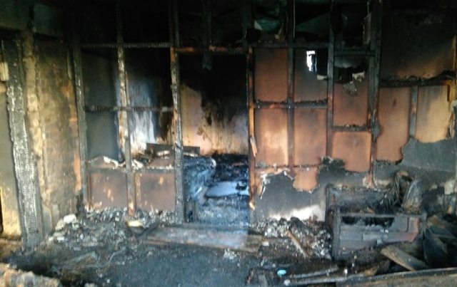В Рогачёвском районе пожар унес жизнь человека