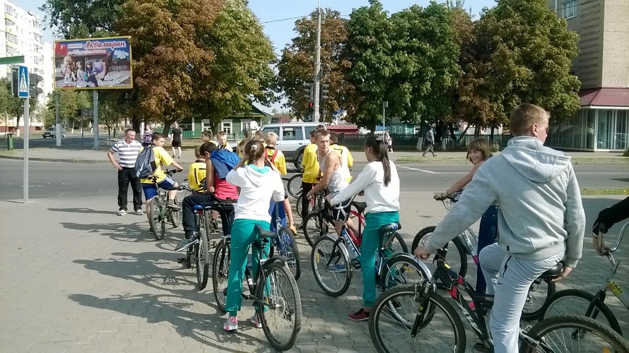 В Круглом прошел велопробег «За безопасность»
