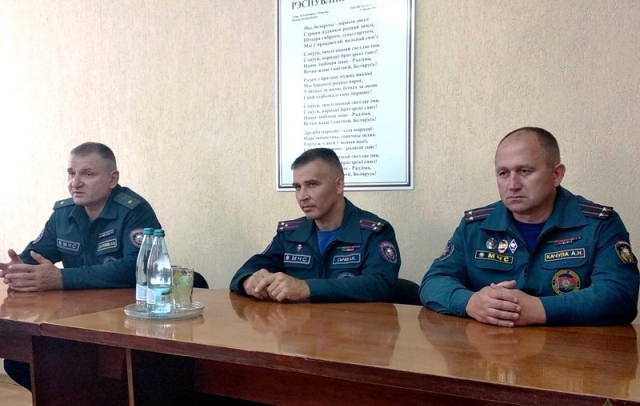 Замглавы МЧС Анатолий Долголевец посетил Ивановский район