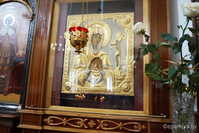 Рогачёв: Божественная литургия в праздник иконы Божией Матери "Ахтырская"