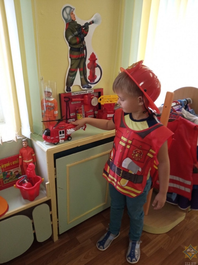 В детских садах Жлобинского района обновили пожарные уголки