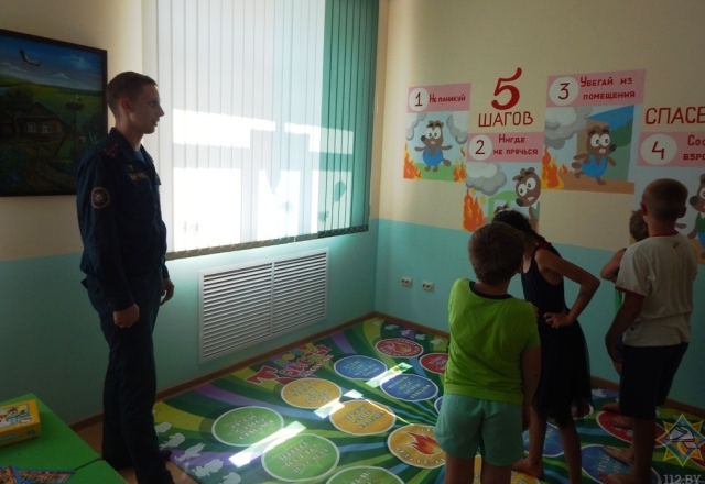 В Брагинском районе открылась детская имиджевая комната МЧС