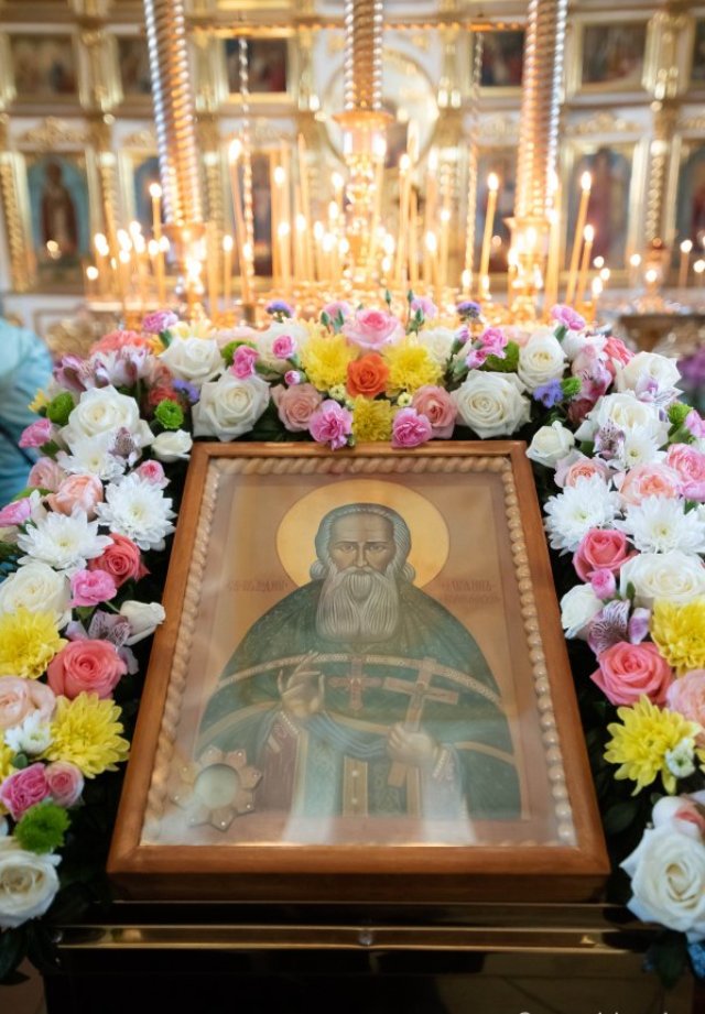 В Корме почтили память святого праведного Иоанна Кормянского