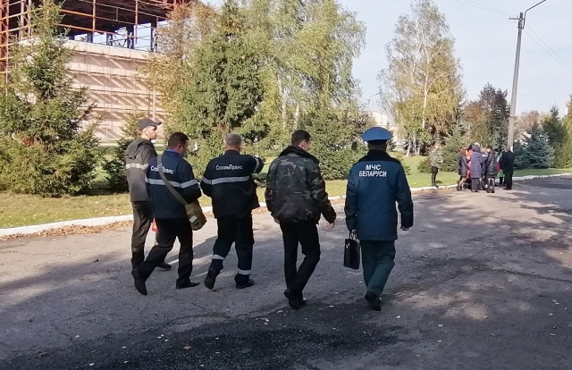 Светлогорск: на предприятии «СохимТранс» спасатели провели штабную тренировку