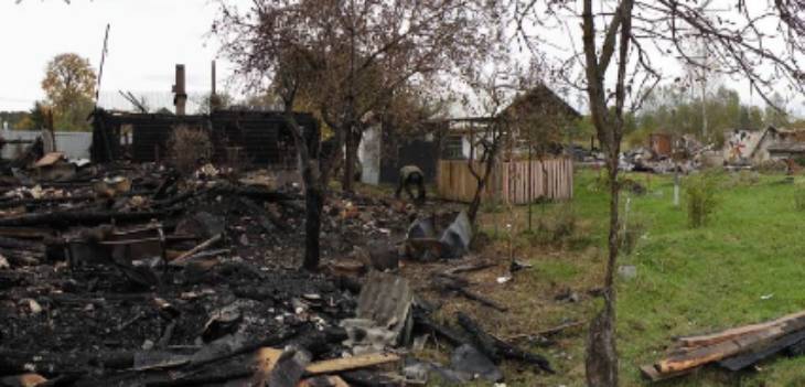 Поджог в Пуховичском районе - на пепелище нашли труп