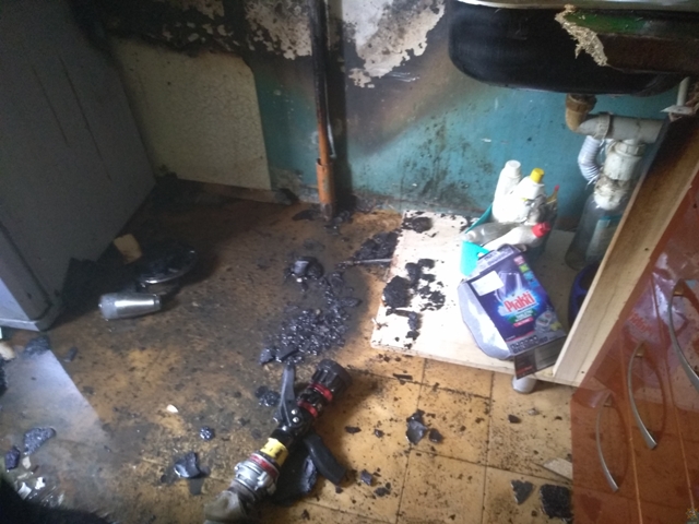 В Речице спасли парня на пожаре в квартире