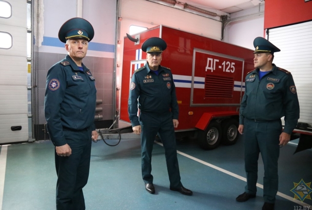 Глава МЧС Владимир Ващенко посетил ПАСО Гомельской области