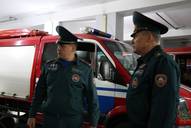 Глава МЧС Владимир Ващенко посетил ПАСО Гомельской области